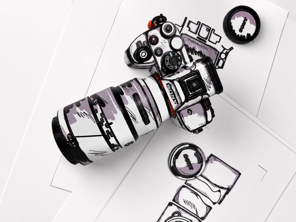 SKINZO Sketch Skin for Cameras
